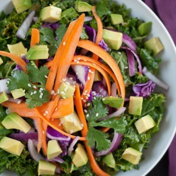 Transform Raw Kale: An Asian Salad Even Haters Will Love